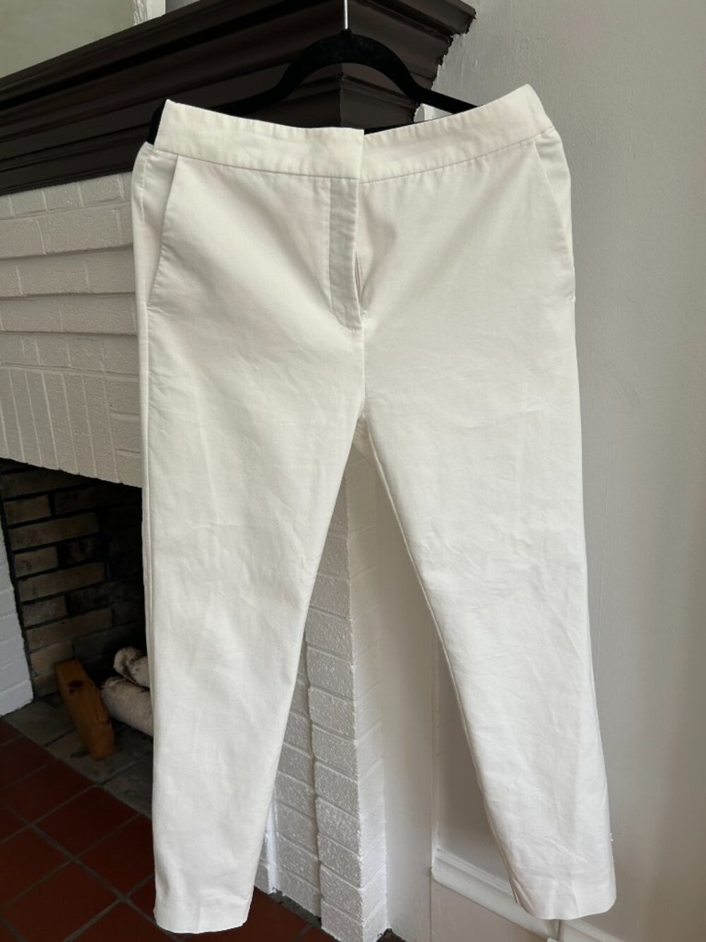 Zara White Pants Size Large